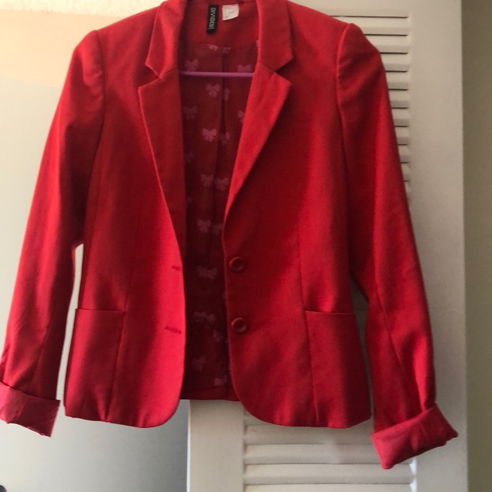 Red blazer